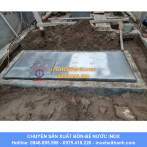 bể nước ngầm inox, bể ngầm inox