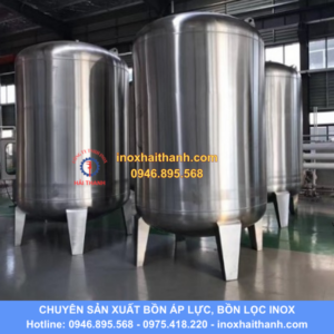 bồn áp lực inox, bồn lọc áp lực inox