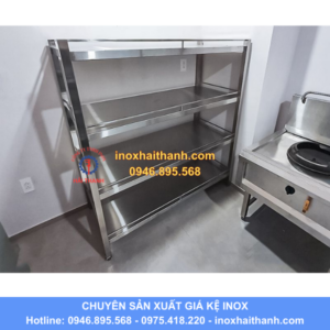 giá kệ phẳng inox 4 tầng