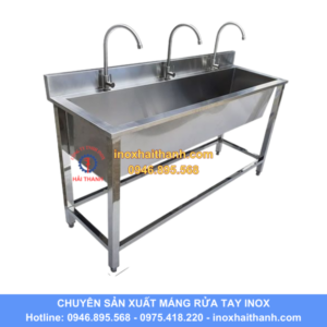 máng rửa tay inox