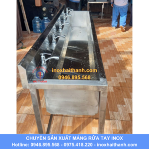 máng rửa tay inox