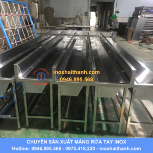 máng rửa tay inox