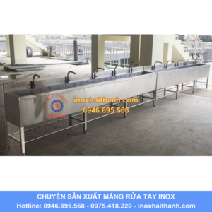 máng rửa tay inox