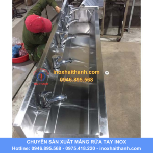 máng rửa tay inox