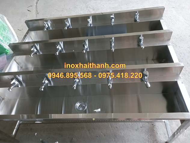 máng rửa tay inox