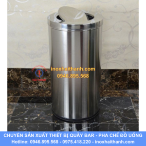 nắp rác tròn, nắp thùng rác tròn inox