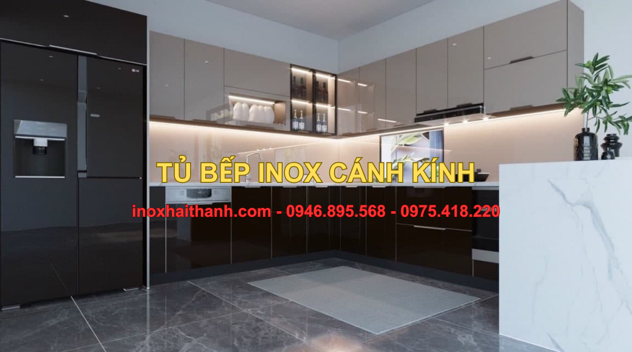 tủ bếp inox