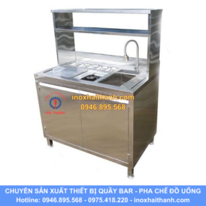 tủ quầy pha chế inox