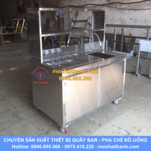 tủ quầy pha chế inox