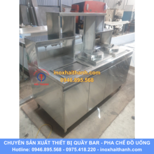 tủ quầy pha chế inox