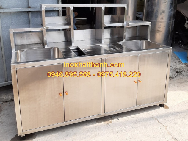 tủ quầy pha chế inox