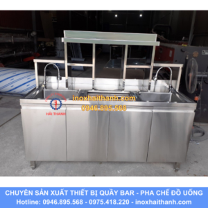 tủ quầy pha chế inox