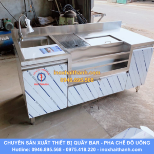 tủ quầy pha chế inox