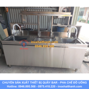 tủ quầy pha chế inox