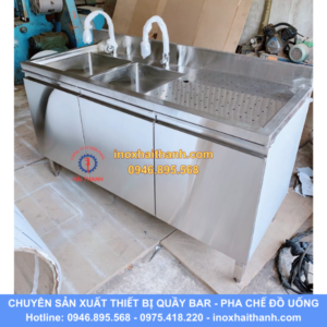 tủ quầy pha chế inox